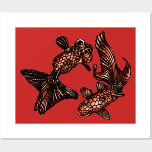 Koi Posters and Art